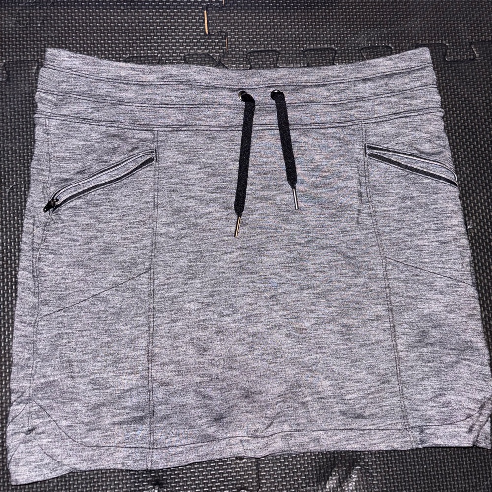 Athleta Heather Gray Mini Skirt - Picture 1 of 3